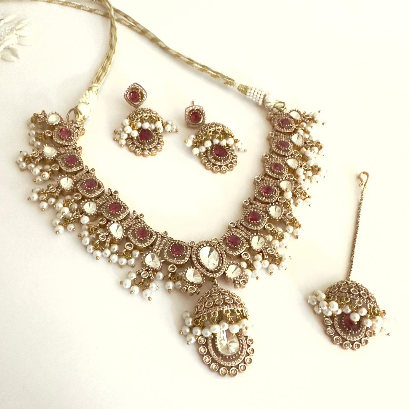 Fusion Edit - Gulabi Polki Set