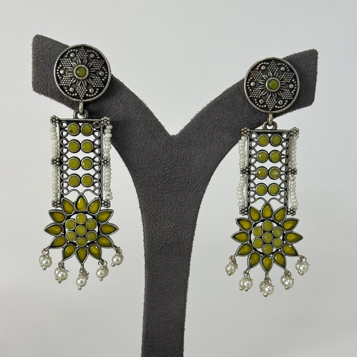 Earrings - Lotus Chand Bali