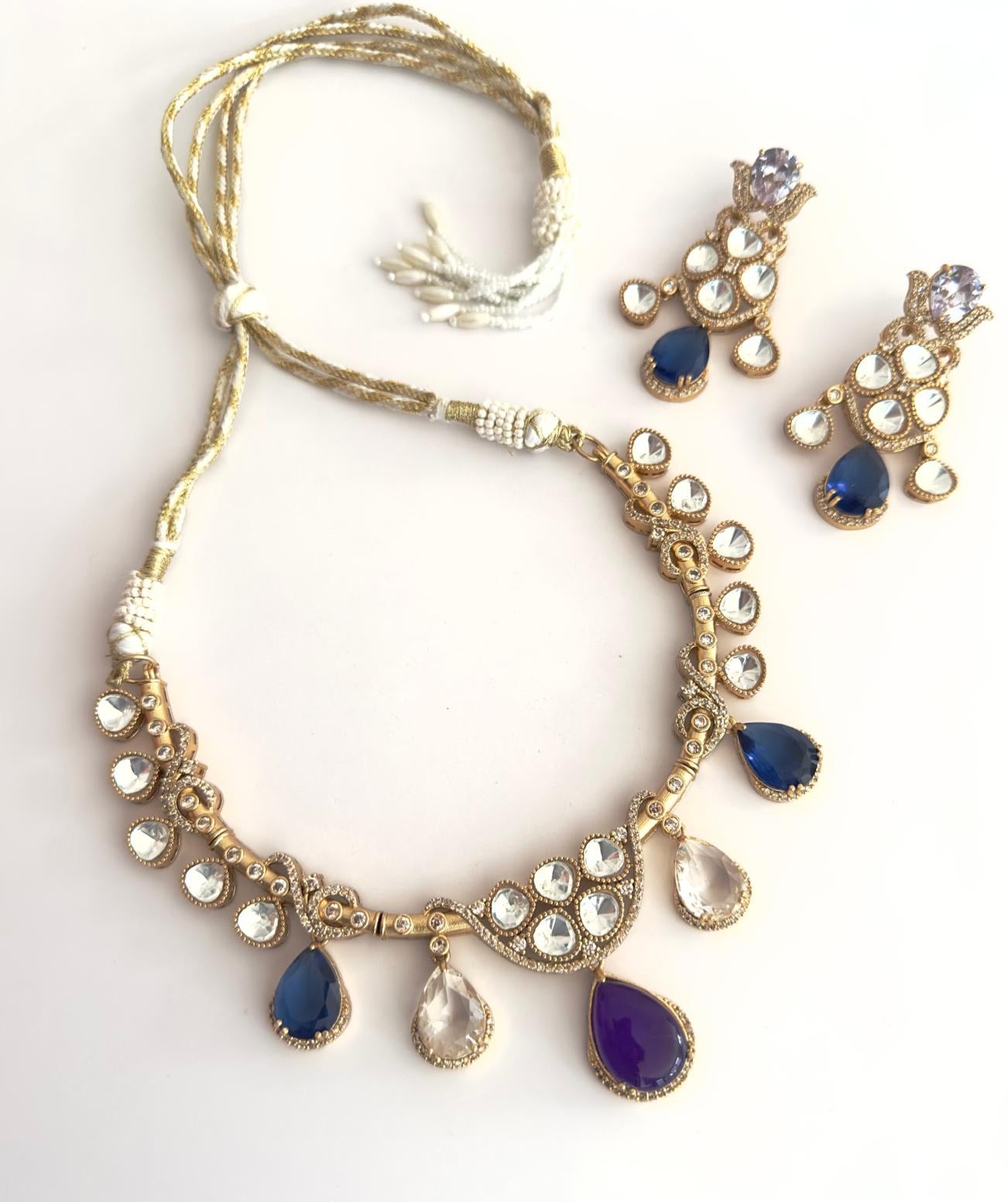 Fusion Edit - Neelaya Polki Set