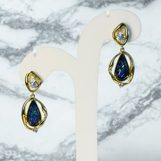 Earrings - Aurora Teardrop Cage