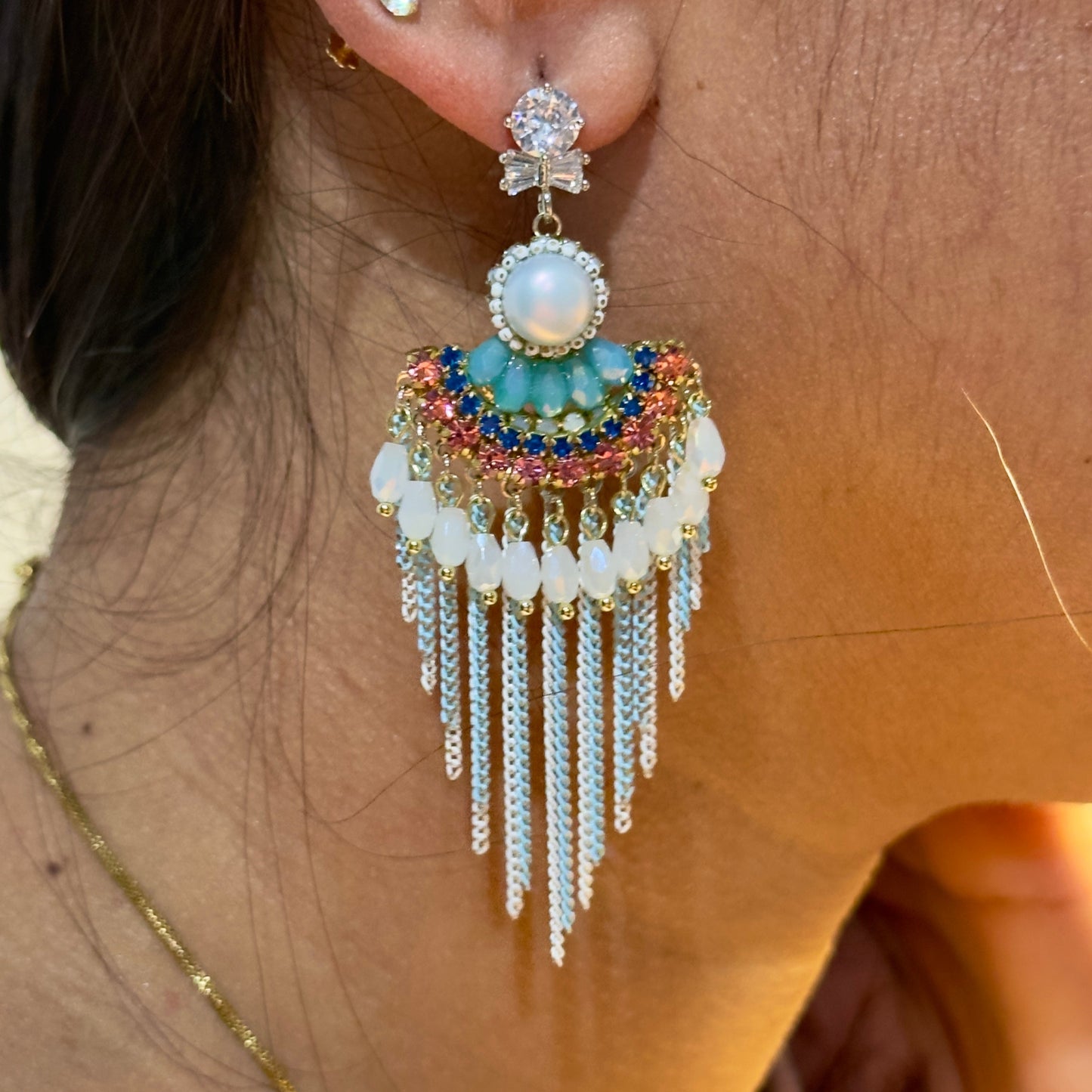 Earrings - Celestial Frame Statement