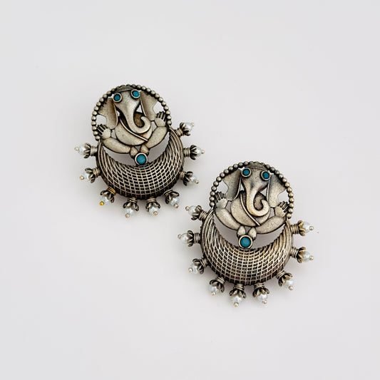 Earrings - Ganpati (multiple colours)