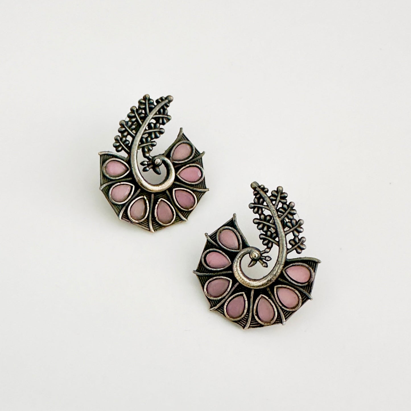 Earrings - Mayura Bloom Studs (multiple colours)