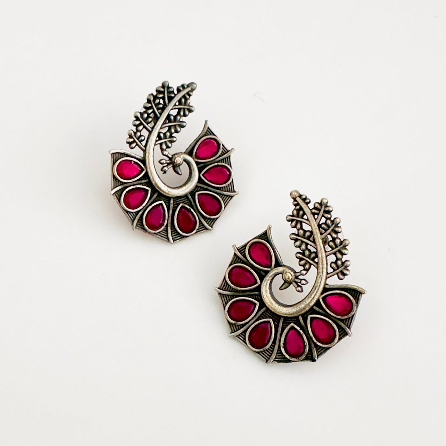 Earrings - Mayura Bloom Studs (multiple colours)