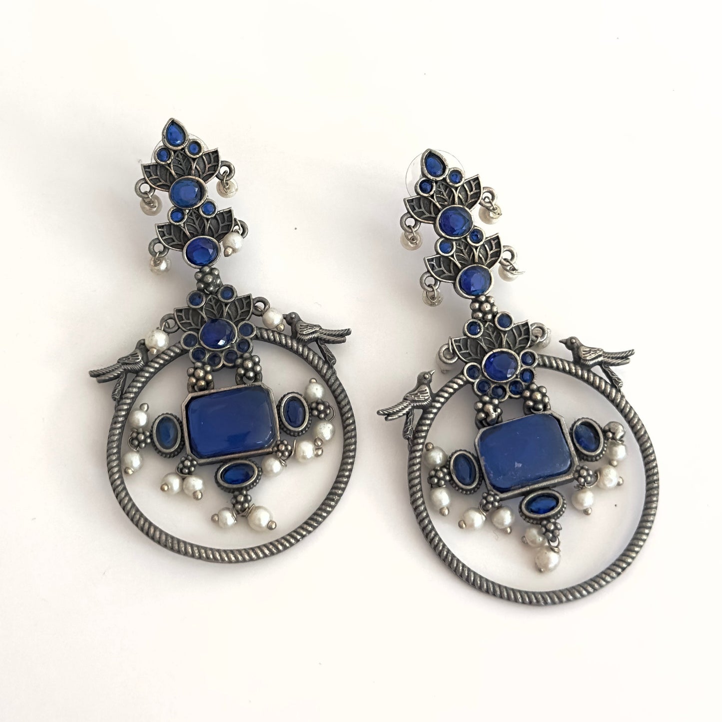 Earrrings - Circular Danglers (multiple colours)