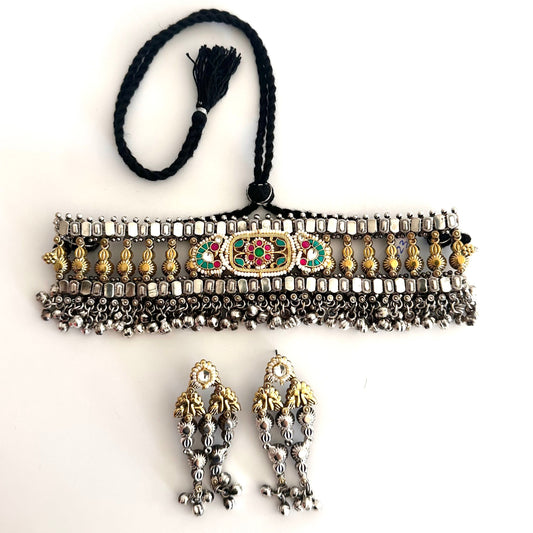 Fusion Edit - Rangini Ghungroo Choker Set
