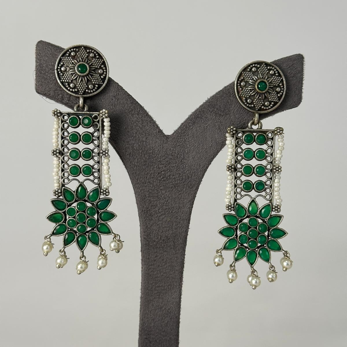 Earrings - Lotus Chand Bali