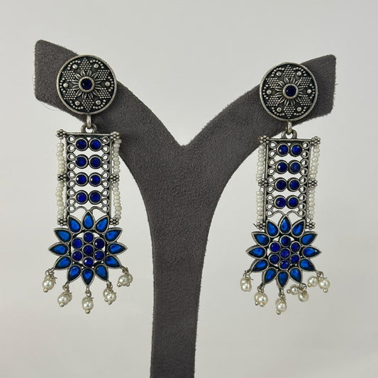 Earrings - Lotus Chand Bali