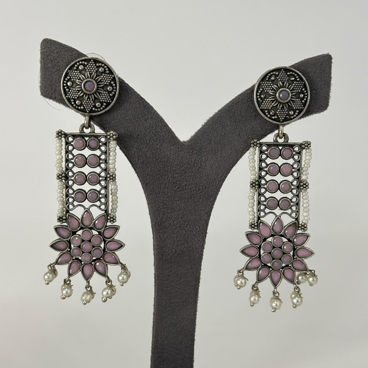 Earrings - Lotus Chand Bali