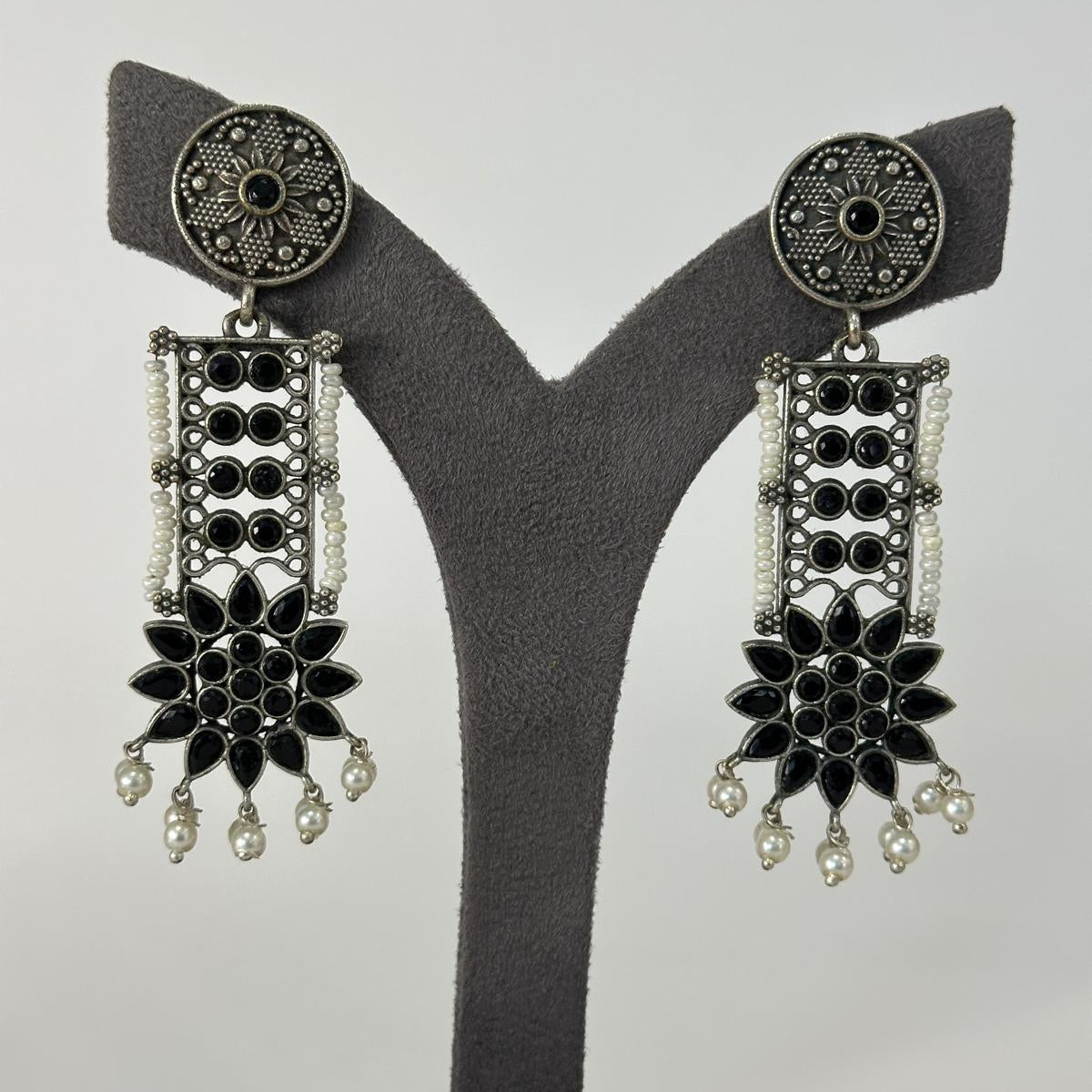 Earrings - Lotus Chand Bali